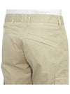 Wappen Cargo Bermuda Shorts Beige - STONE ISLAND - BALAAN 9