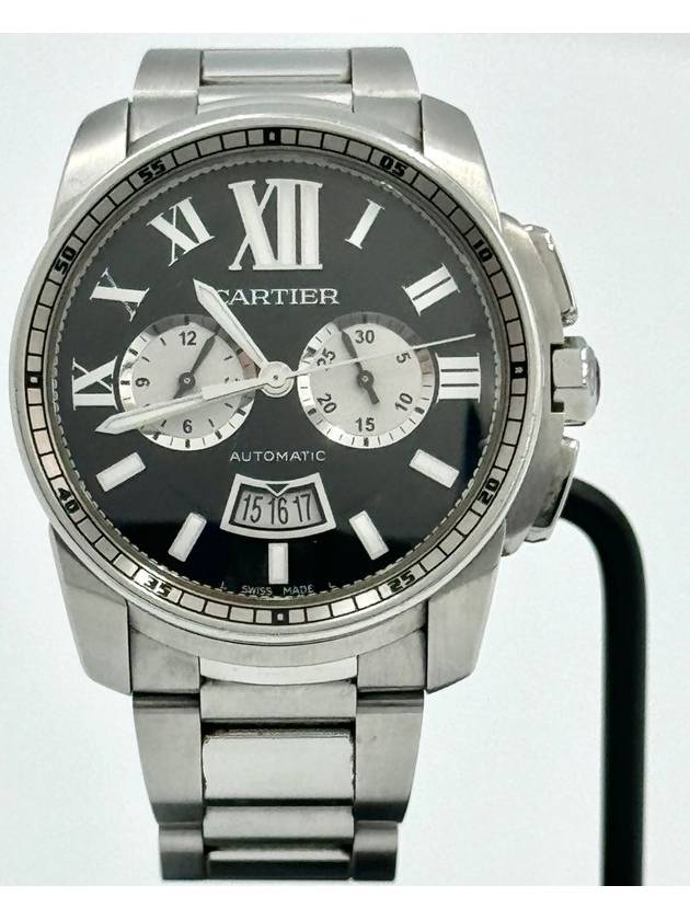 Caliber de Chrono Steel Automatic W7100045 - CARTIER - BALAAN 1