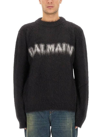 RETRO LOGO PULLOVER - BALMAIN - BALAAN 1