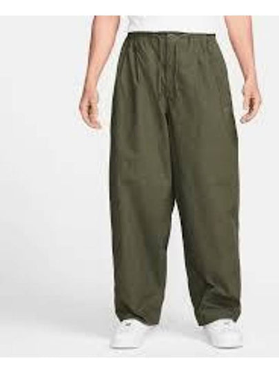 Club Balloon Wide Pants Medium Olive - NIKE - BALAAN 2