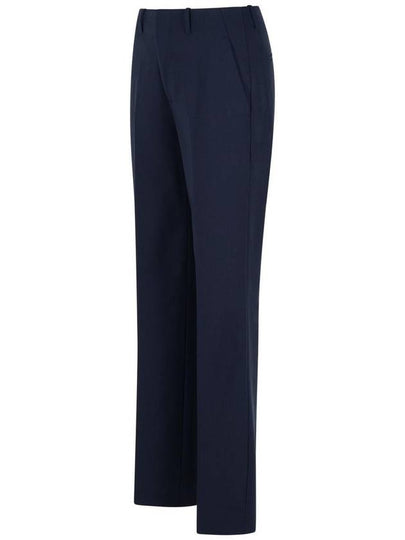 Closed 'Sasia' Navy Polyester Blend Pants - CLOSED - BALAAN 2