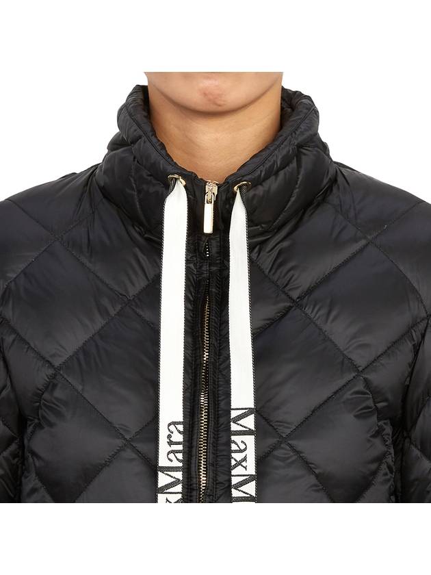 Jae Trea Nylon Padded Jacket Black - MAX MARA - BALAAN 8