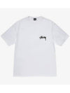 Kitten Print Short Sleeve T-Shirt White - STUSSY - BALAAN 3