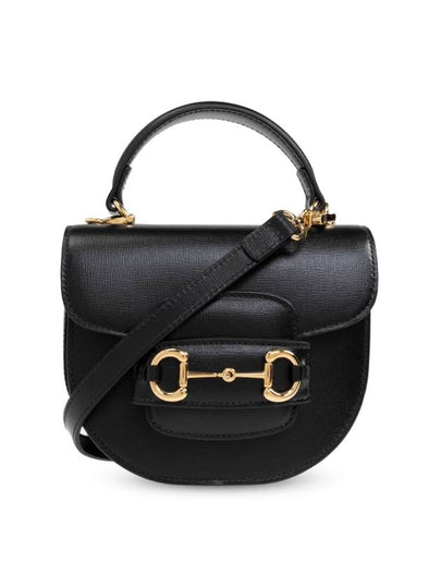 Horsebit 1955 Mini Top Handle Shoulder Bag Black - GUCCI - BALAAN 2