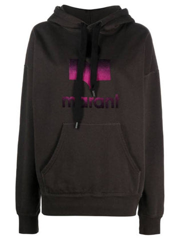 21PSW0031 21P066E FB Mansell Logo Hood Fade Black Women's Hoodie TJ - ISABEL MARANT - BALAAN 1