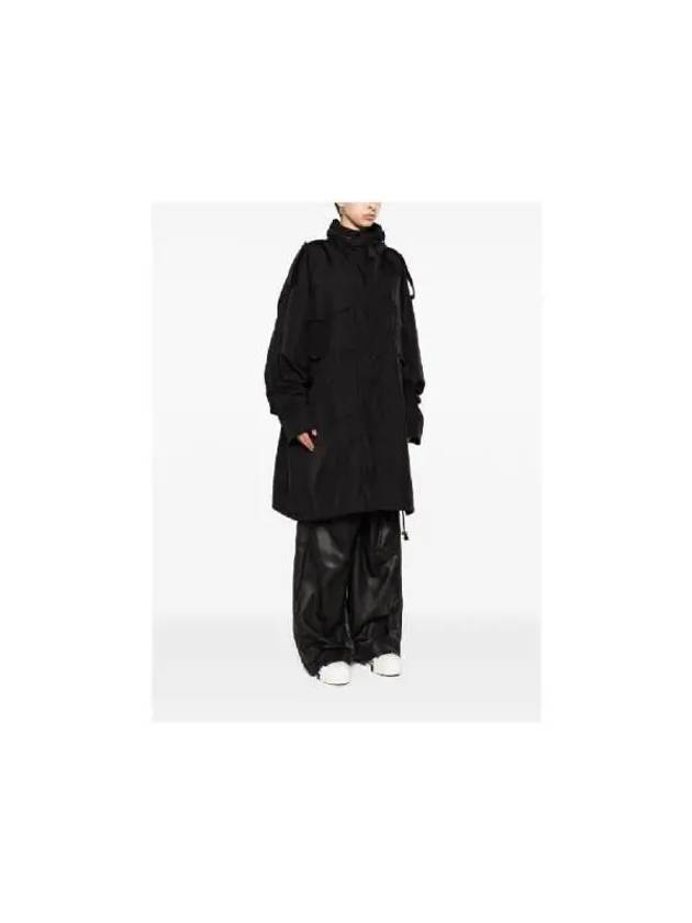 Maison Margiela Zip up Single Nylon Hooded Coat S78413 S51AM0489 900 - MAISON MARGIELA - BALAAN 3