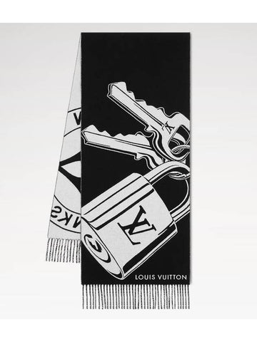 M92855 Lock and Key Scarf - LOUIS VUITTON - BALAAN 1