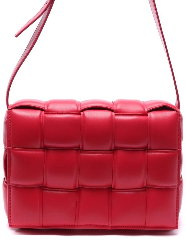 Gold Padded Cassette Cross Bag Strawberry - BOTTEGA VENETA - BALAAN 3