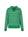 Striped wide collar knit MK4SP382 - P_LABEL - BALAAN 7