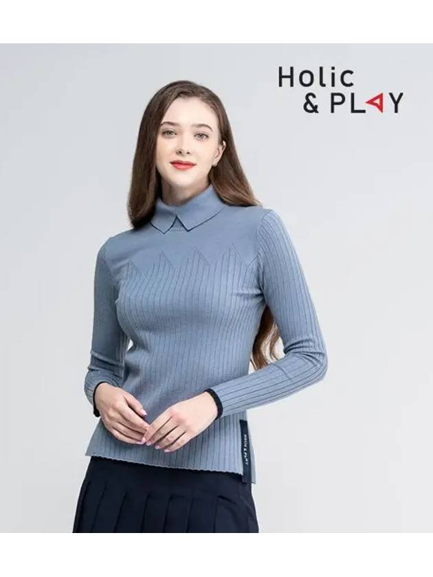 Bone Knit Sweater - HB3WSW001WH - HOLIC&PLAY - BALAAN 4