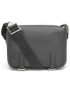 XS Military Soft Grained Calfskin Messenger Bag Anthracite - LOEWE - BALAAN 2