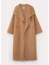 Signature Wool Cashmere Single Coat Camel - TOTEME - BALAAN 2