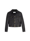 Leather Blouson Jacket Black - CELINE - BALAAN 2