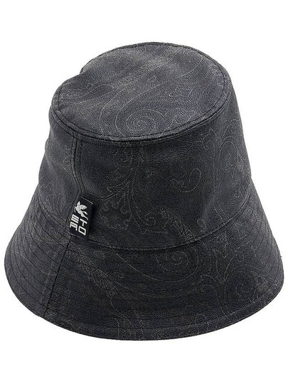 Paisley Bucket Hat Black - ETRO - BALAAN 2