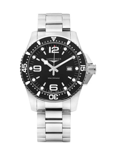 Hydroconquest 44MM Stainless Steel Watch Black - LONGINES - BALAAN 2