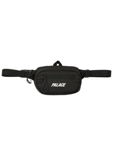 Cordura Eco Hex Ripstop Mini Waist Bag Black - PALACE - BALAAN 1