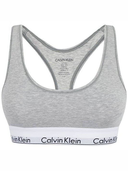 Modern Cotton Bra Grey - CALVIN KLEIN - BALAAN 1