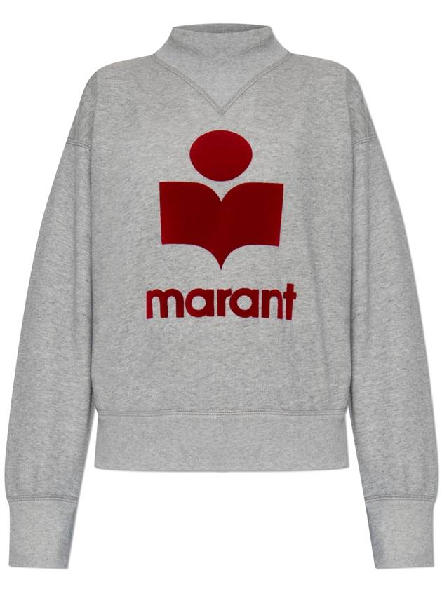 Marant Etoile Sweatshirt Moby, Women's, Grey - ISABEL MARANT ETOILE - BALAAN 1