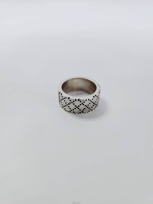 Used luxury goods DHLUX Logo detail pattern 925 silver ring No 11 - GUCCI - BALAAN 5