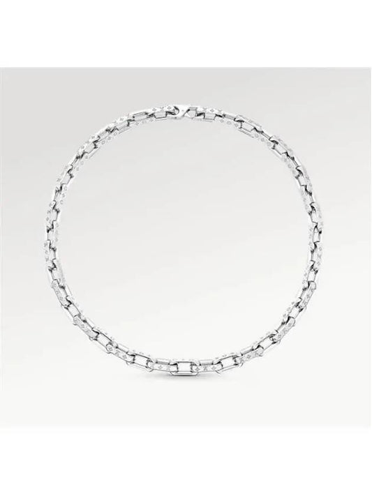 Monogram Chain Necklace Silver - LOUIS VUITTON - BALAAN 2