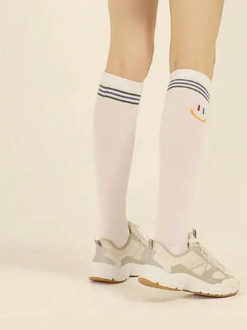 Knee Socks knee socks white - LALA SMILE - BALAAN 1
