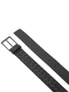 Intrecciato Leather Belt Black - BOTTEGA VENETA - BALAAN 4