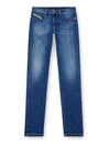 Destructed Slim Fit Jeans Blue - DIESEL - BALAAN 2