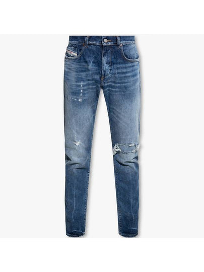 Men's 2019 D-Strukt 09g15 Jeans Blue - DIESEL - BALAAN 2