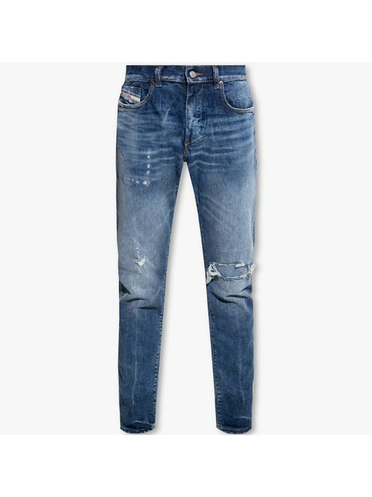 Men's 2019 D-Strukt 09g15 Jeans Blue - DIESEL - BALAAN 1