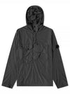 Men's Chorme-R Lens Patch Anorak Black - CP COMPANY - BALAAN 2