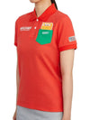 Women's Look Collar Short Sleeve PK Shirt Orange - HORN GARMENT - BALAAN 3