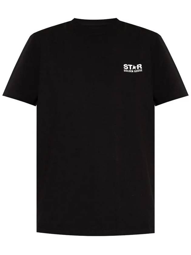 Back Big Star Short Sleeve T-Shirt Black - GOLDEN GOOSE - BALAAN 3