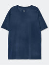 Sulfur Dyed Blow Wind Print T Shirt_Dusty Blue_W - KINETO - BALAAN 4