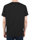 Numeric Embroidered Logo Mako Cotton Short Sleeve T-Shirt Black - MAISON MARGIELA - BALAAN 5