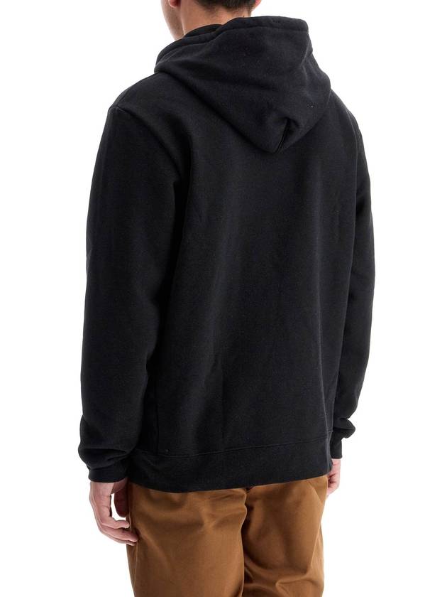 Fitz Roy Icon Uprisal Fleece Hoodie Black - PATAGONIA - BALAAN 4