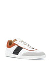 Leather Panel Low Top Sneakers White - TOD'S - BALAAN 3