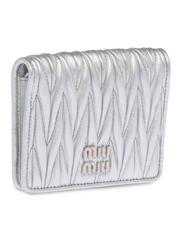 matelassé nappa leather wallet - MIU MIU - BALAAN 3