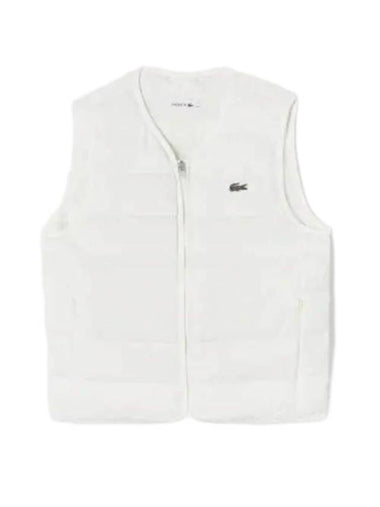 Women's Light Down Vest Offwhite - LACOSTE - BALAAN 1