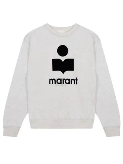 Mikoy Logo Cotton Sweatshirt Ecru - ISABEL MARANT - BALAAN 2