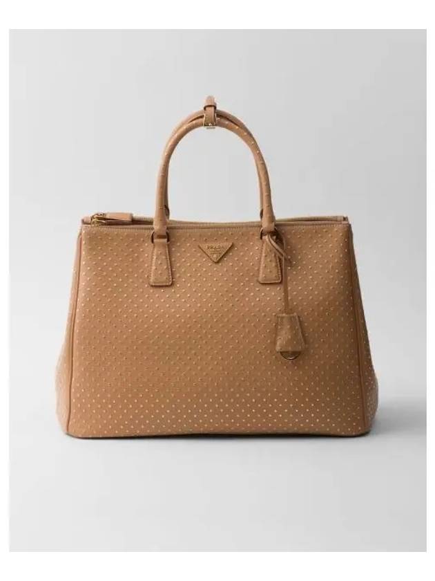 Extra Large Galleria Leather Hand Tote Bag Natural - PRADA - BALAAN 2