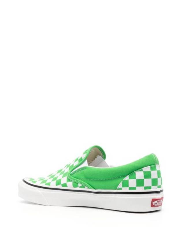 Checkerboard Slip-Ons Green - VANS - BALAAN 3