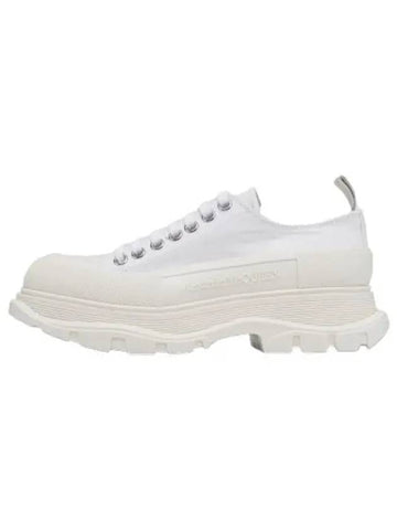 Tread Slick Lace Up Sneakers White - ALEXANDER MCQUEEN - BALAAN 1