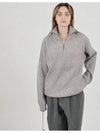 Modal Knit Half Zip up Gray - CHANCE'S NOI - BALAAN 5