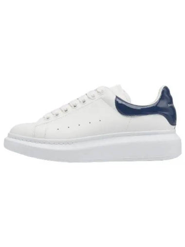 Oversized sneakers white navy - ALEXANDER MCQUEEN - BALAAN 1