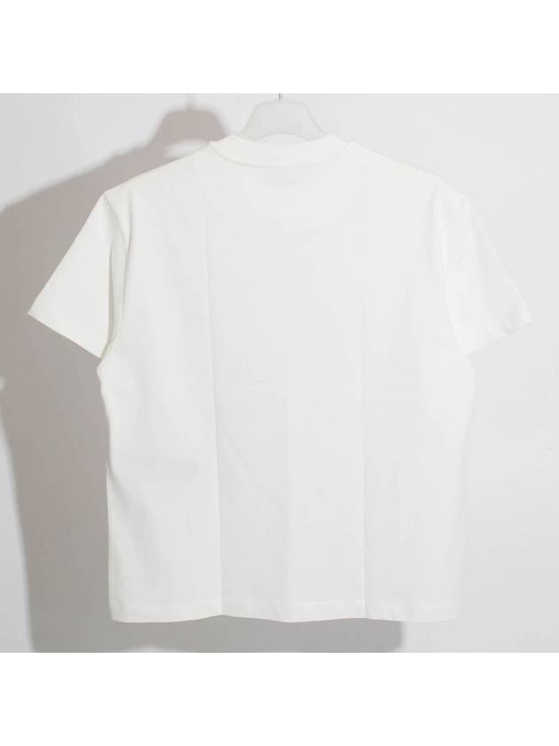 Logo Label Cotton 3 Pack Short Sleeve T-Shirt White - JIL SANDER - BALAAN 3