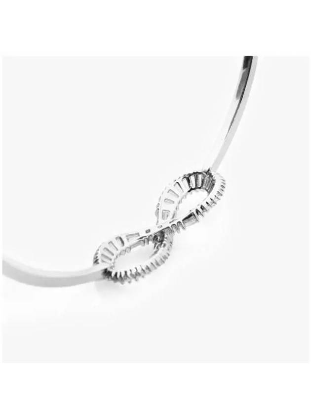 Hyperbola Infinity Rhodium Plated Bracelet Silver - SWAROVSKI - BALAAN 5