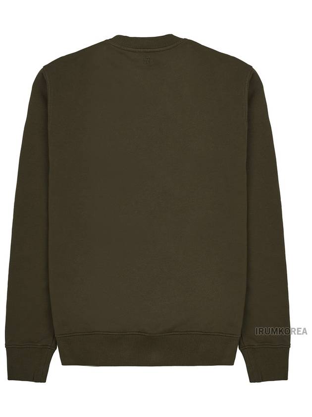 De Coeur Embossed Logo Crewneck Sweatshirt Brown - AMI - BALAAN 3