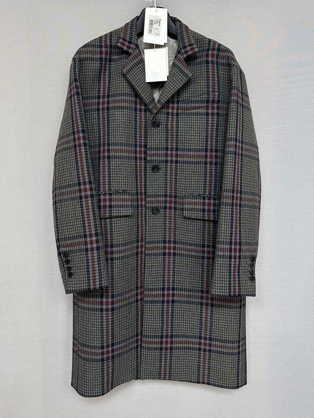 Checked wool coat 105 - VALENTINO - BALAAN 1