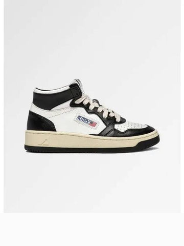 Medalist MID CUT sneakers in leather black - AUTRY - BALAAN 1