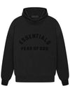 Logo Print Hoodie Jet Black - FEAR OF GOD ESSENTIALS - BALAAN 2